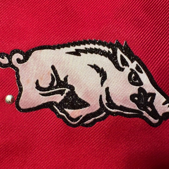 Game day couture Red Blazer with Arkansas Razorback size small - Picture 6 of 10